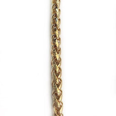 Gold Russian Braid Chain by the Inch - Chains by Design