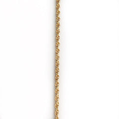 Very Small Gold Rope Chain by the Inch - Chains by Design