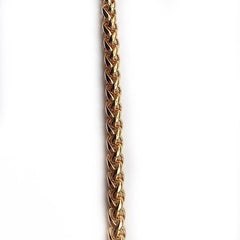 Gold Wheat Link Chain by the Inch - Chains by Design