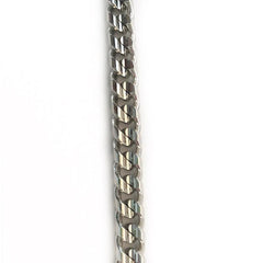 Silver Curb (Cuban) Link Chain by the Inch - Chains by Design