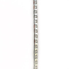 Small Silver Maritime Link Chain by the Inch - Chains by Design