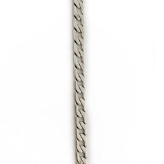 Small Silver Smooth Open Link Chain by the Inch - Chains by Design