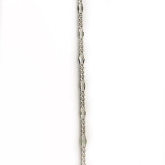 Very Small Silver Figaro Link Chain by the Inch - Chains by Design