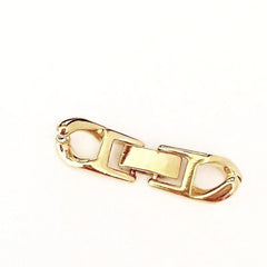 Gold Open Rectangle Link Chain by the Inch - Chains by Design