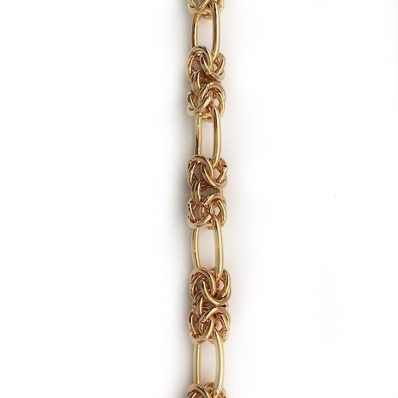 Byzantine Link Gold Chain by the Inch - Chains by Design