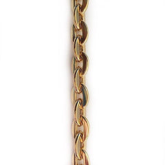Cable Link Gold Chain by the Inch - Chains by Design