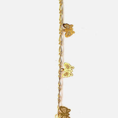 Dangling Butterflies in Gold Chain by the Inch - Chains by Design