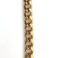 Large Curb (Cuban) Link Gold Chain by the Inch - Chains by Design
