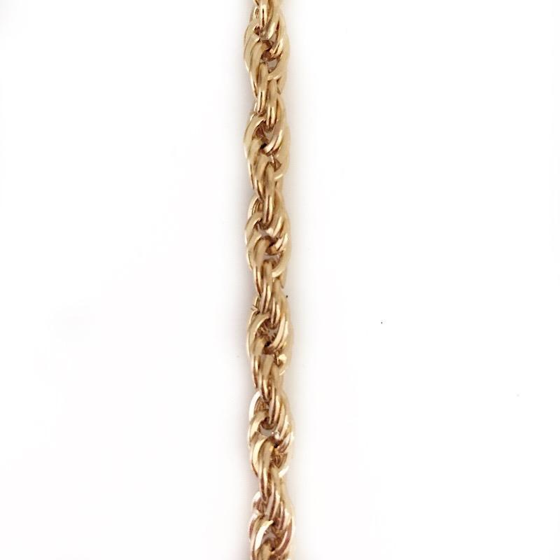 Large Gold Rope Chain by the Inch - Chains by Design
