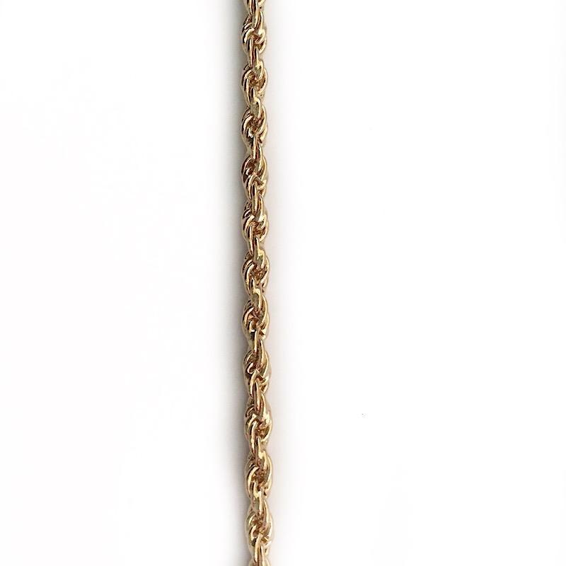 Small Gold Rope Chain by the Inch - Chains by Design
