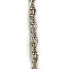 Silver Cable Link Chain by the Inch - Chains by Design