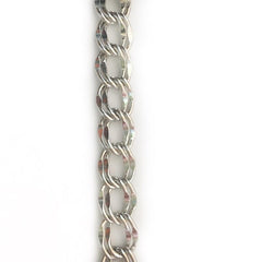 Silver Charm Link Chain by the Inch - Chains by Design