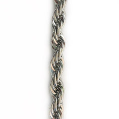 Large Silver French Rope Chain by the Inch - Chains by Design