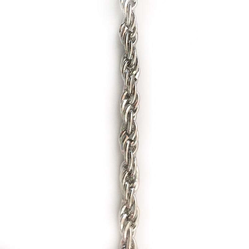 Large Silver Rope Chain by the Inch - Chains by Design