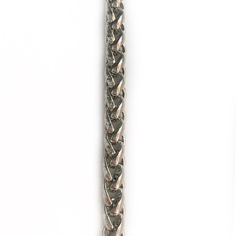 Silver Russian Braid Chain by the Inch - Chains by Design