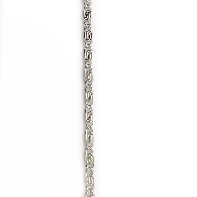 Small Scroll Chain in Silver by the Inch - Chains by Design