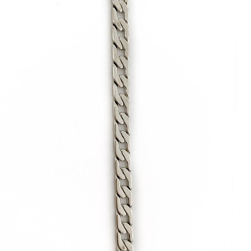Small Silver Smooth Open Link Chain by the Inch - Chains by Design