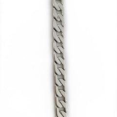 Silver Smooth Open Link Chain by the Inch - Chains by Design